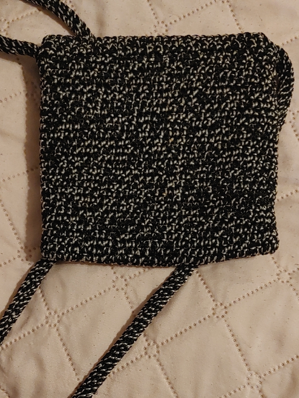 The Sak Black & White Woven Flap Mini Crossbody - Picture 4 of 8